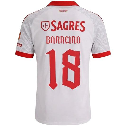 Benfica 26/27 Away Jersey Leandro Barreiro #18