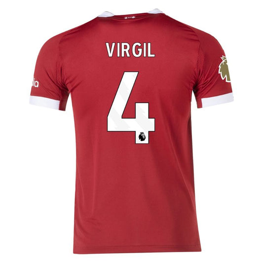 Liverpool 25/26 Home Jersey Virgil #4 back