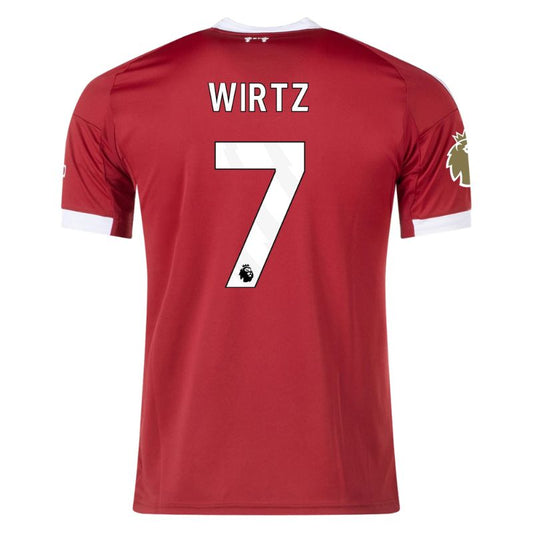 Liverpool 25/26 Home Jersey Wirtz #7 back