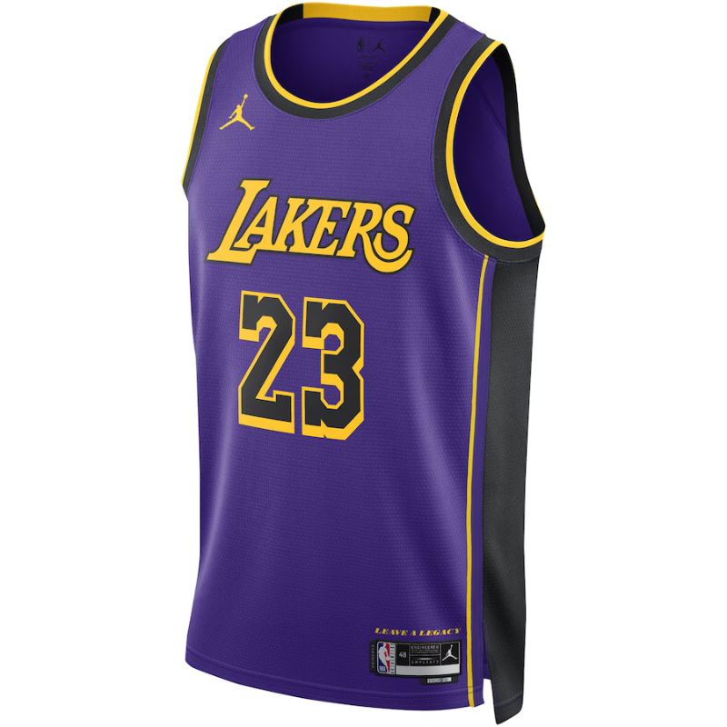 Los Angeles Lakers 24/25 Lebron Purple Jersey front