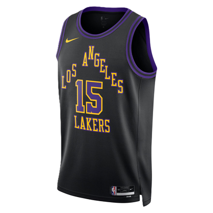 Los Angeles Lakers Black 2025-2026 City Edition Jersey Austin Reaves #15