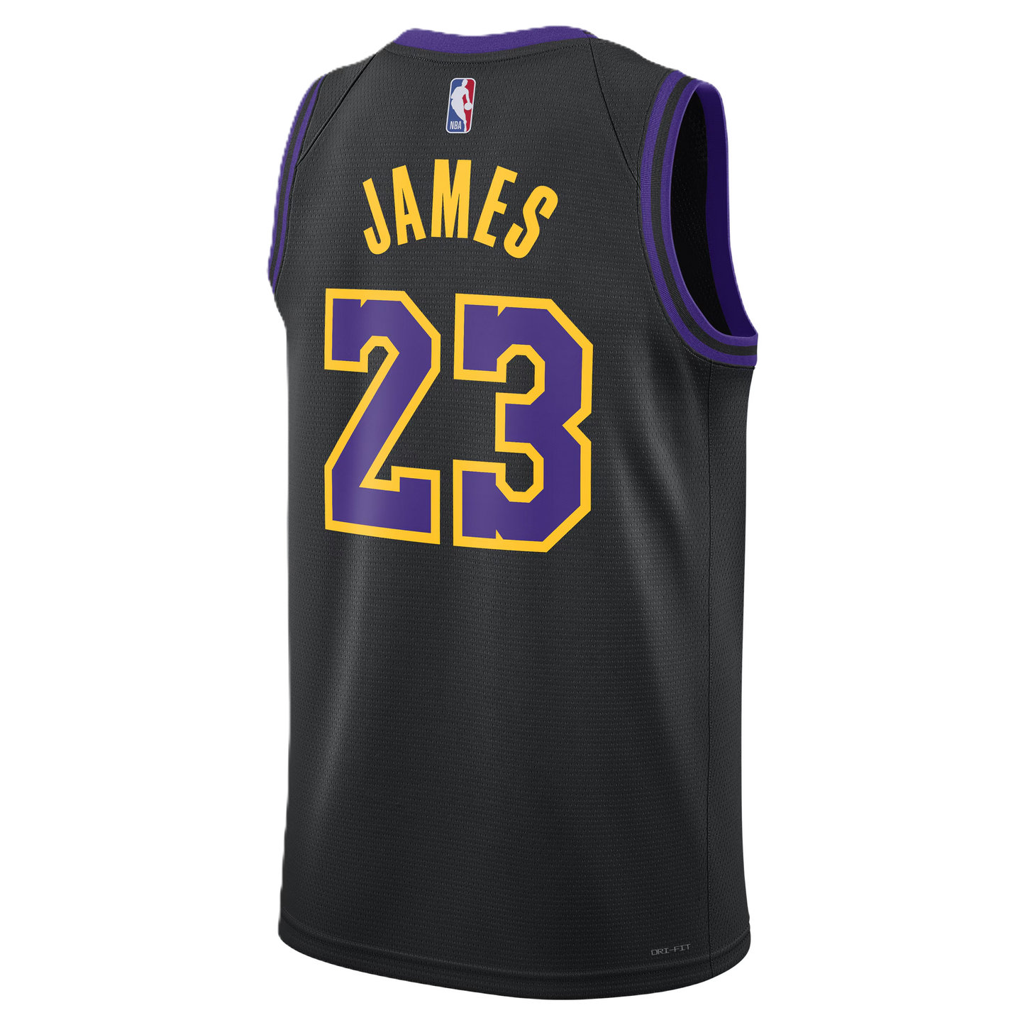 Los Angeles Lakers Black 2025-2026 City Edition Jersey LeBron James #23