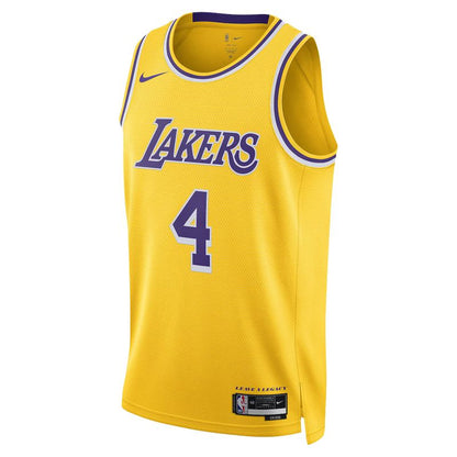 Los Angeles Lakers Gold Icon Edition Jersey Dalton Knecht #4 front