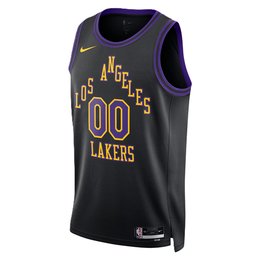 Los Angeles Lakers Black 2025-2026 City Edition Jersey Custom