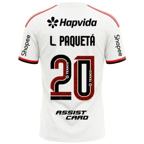 Flamengo 26/27 Away Jersey Lucas Paquetá #20