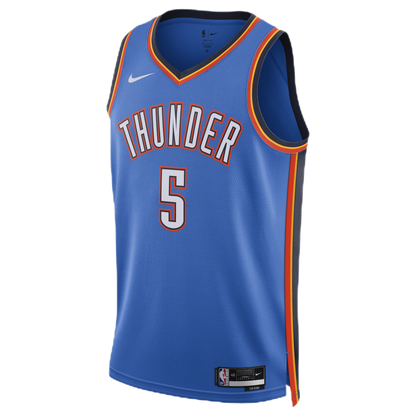 Oklahoma City Thunder Blue Icon Jersey Luguentz Dort #5