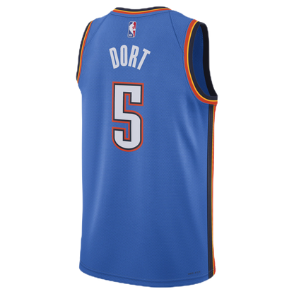 Oklahoma City Thunder Blue Icon Jersey Luguentz Dort #5