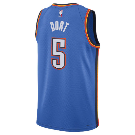 Oklahoma City Thunder Blue Icon Jersey Luguentz Dort #5