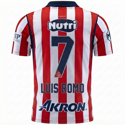 Chivas De Guadalajara 26/27 Home Jersey Luis Romo #7