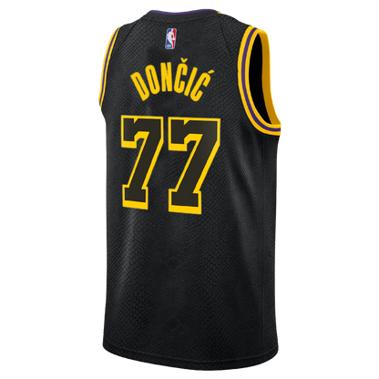 Los Angeles Lakers Black Mamba Jersey Luka Dončić #77