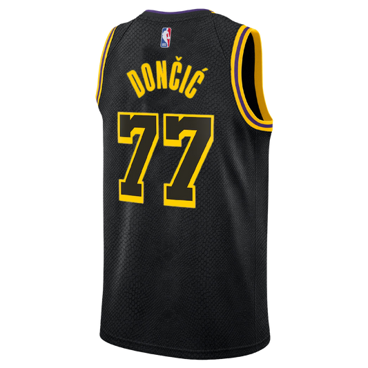 Los Angeles Lakers Black Mamba Jersey Luka Dončić #77