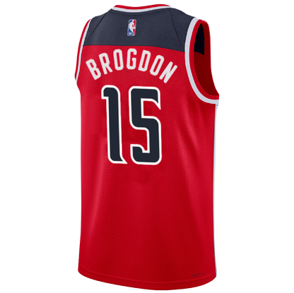 Washington Wizards Red Icon Jersey Malcolm Brogdon #15