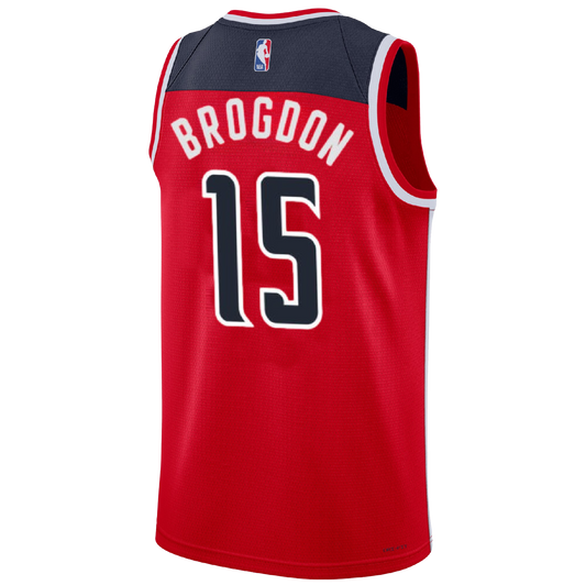 Washington Wizards Red Icon Jersey Malcolm Brogdon #15