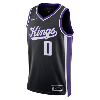 Sacramento Kings Black Icon Jersey Malik Monk #0