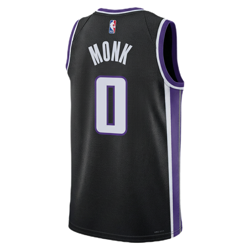 Sacramento Kings Black Icon Jersey Malik Monk #0