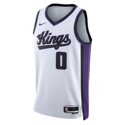 Sacramento Kings White Association Jersey Malik Monk #0