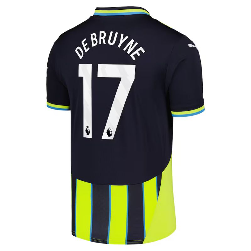 Manchester City 24/25 Away Jersey De Bruyne #17 back