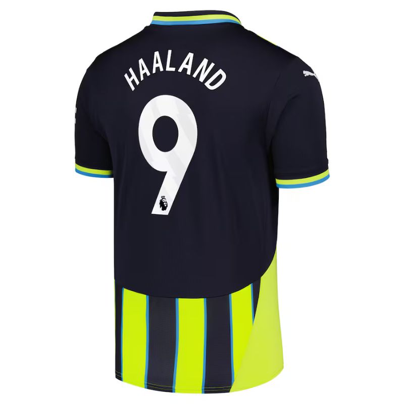 Manchester City 24/25 Away Jersey Haaland #9 back