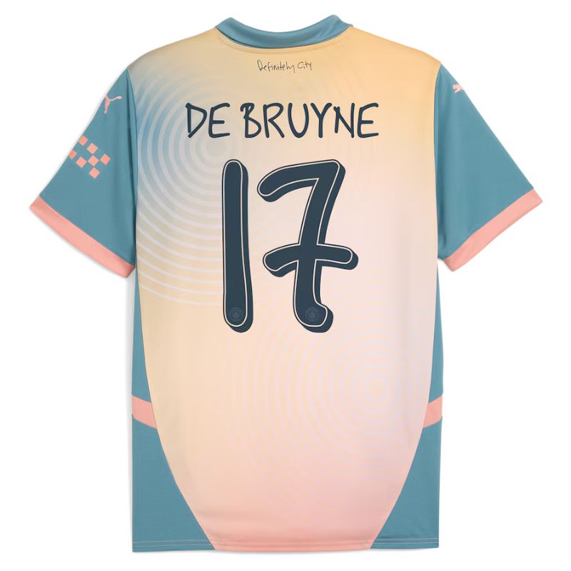 Manchester City 24/25 Fourth Jersey De Bruyne #17 back