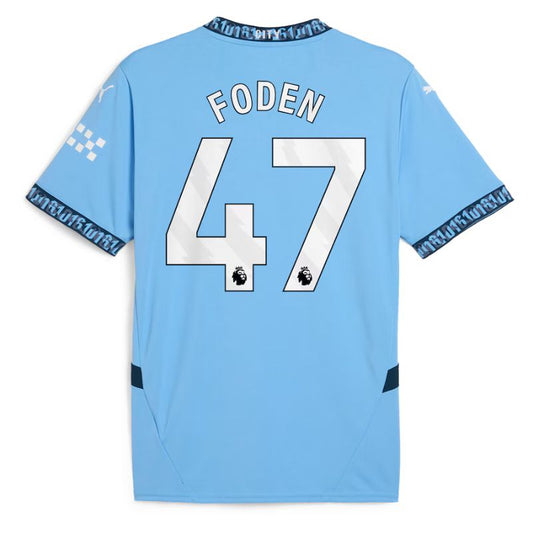 Manchester City 24/25 Home Jersey Foden #47 back