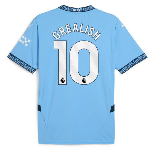 Manchester City 24/25 Home Jersey Grealish #10 back