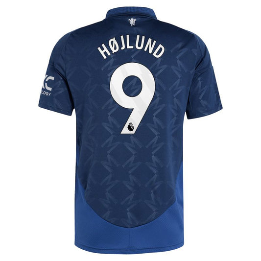 Manchester United 24/25 Away Jersey Højlund #9 back