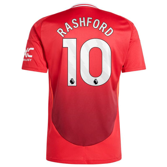 Manchester United 24/25 Home Jersey Rashford #10 back