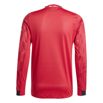 Manchester United 25/26 Long Sleeve Home Jersey (Red)