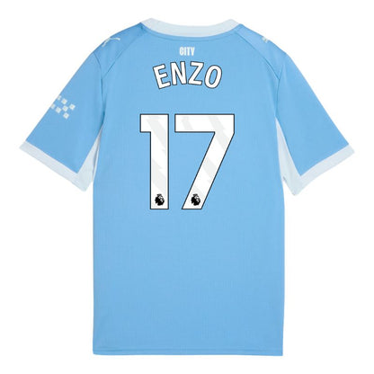 Manchester City 26/27 Home Jersey Enzo #17 back