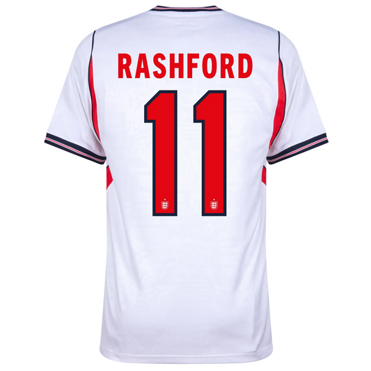England 2026 Home Jersey Marcus Rashford #11