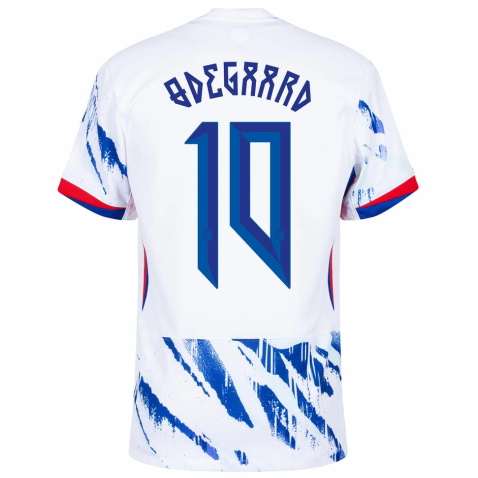 Norway 2024 Away Jersey Martin Ødegaard #10