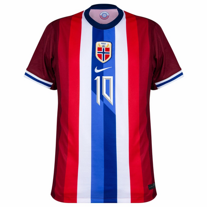 Norway 2024 Home Jersey Martin Ødegaard #10