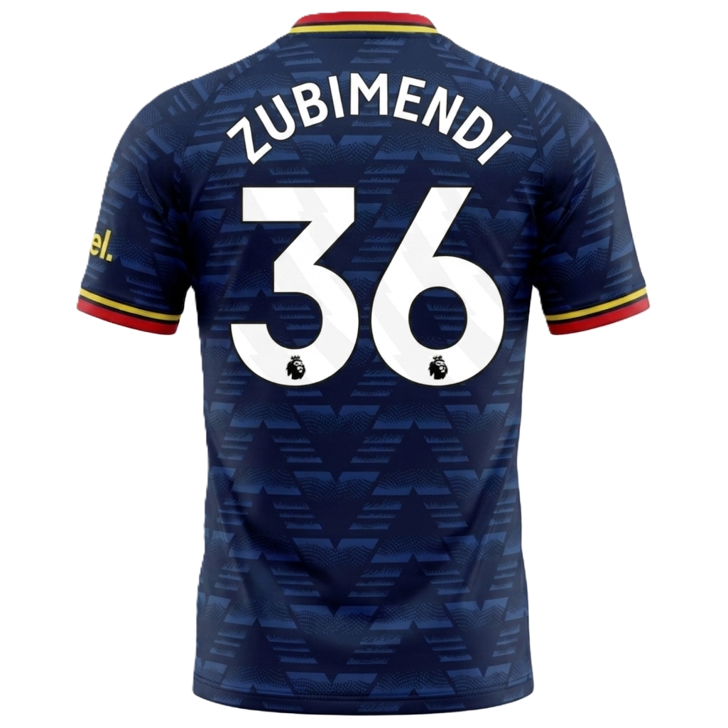 Arsenal 26/27 Away Jersey Martín Zubimendi #36