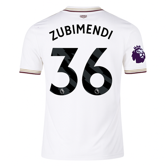 Arsenal 25/26 Third Jersey Martín Zubimendi #36