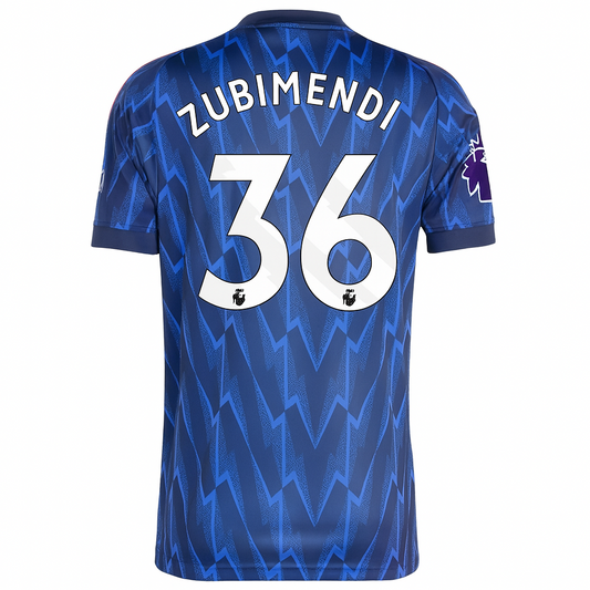 Arsenal 25/26 Away Jersey Martín Zubimendi #36