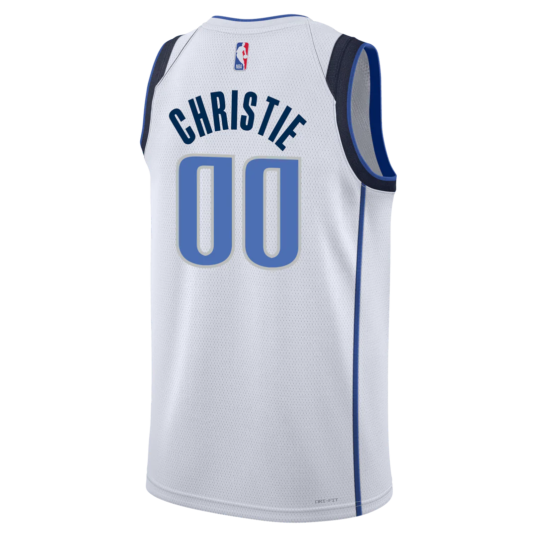 Dallas Mavericks White Association Jersey Max Christie #00