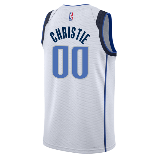 Dallas Mavericks White Association Jersey Max Christie #00