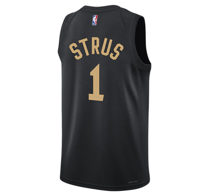 Cleveland Cavaliers Black Statement Jersey Max Strus #1