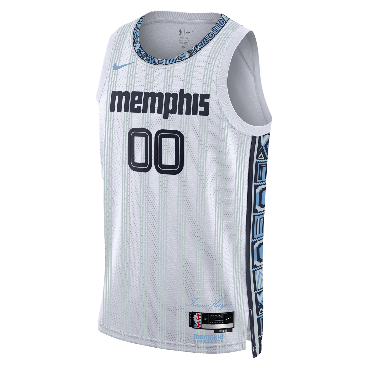 Memphis Grizzlies White 2025-2026 City Edition Jersey Custom