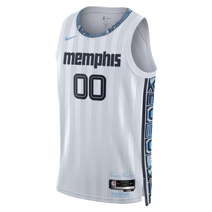 Memphis Grizzlies White 2025-2026 City Edition Jersey Custom