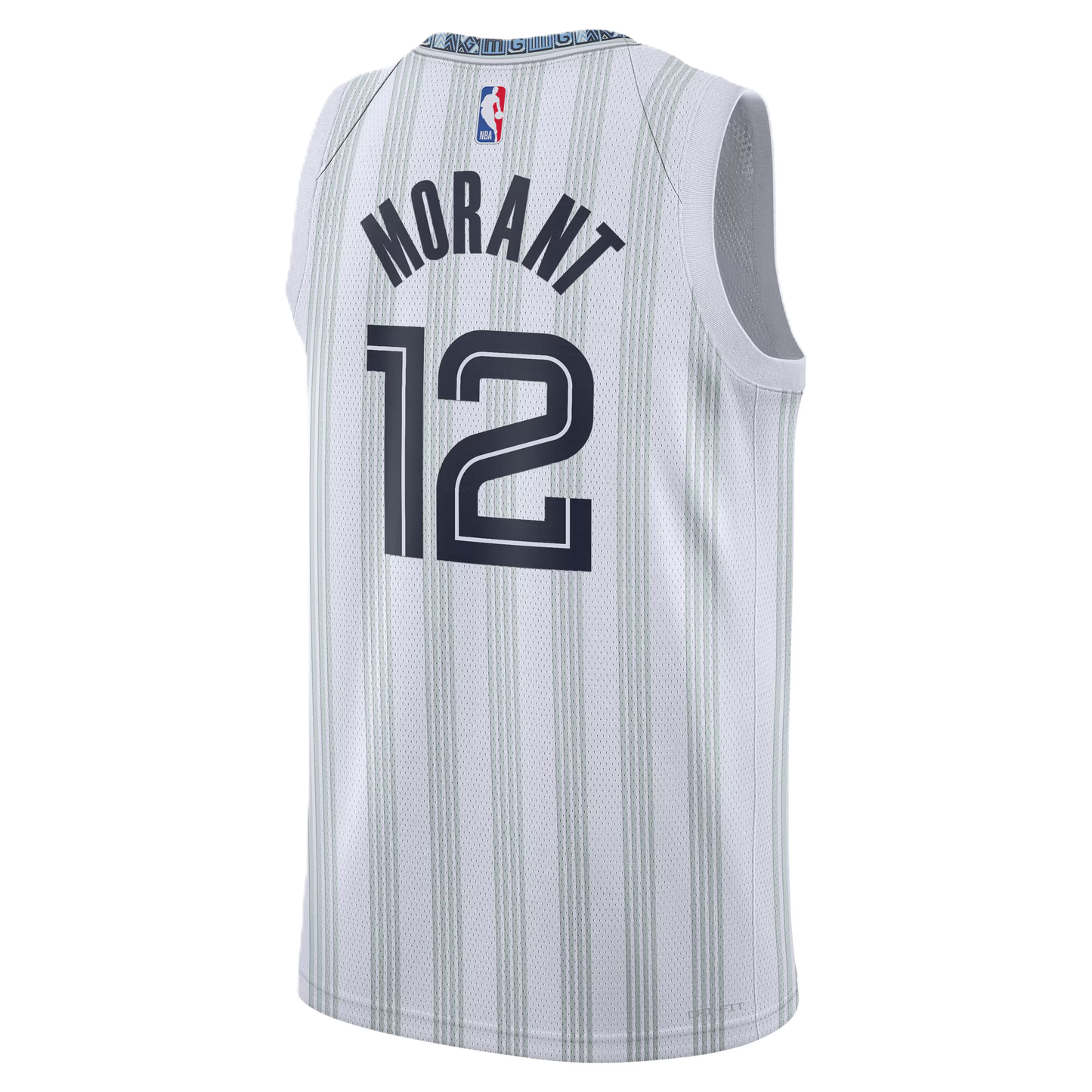 Memphis Grizzlies White 2025-2026 City Edition Jersey Ja Morant #12