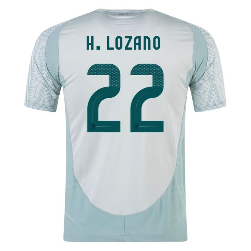 Mexico 2024 Away Jersey H.Lozano #22 back