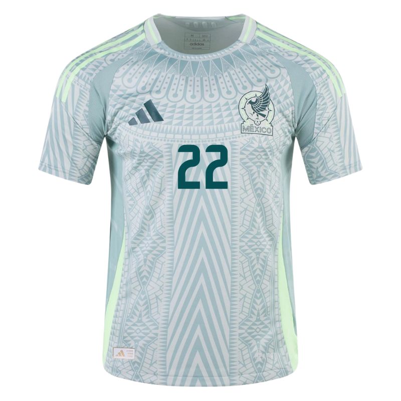 Mexico 2024 Away Jersey H.Lozano #22 front