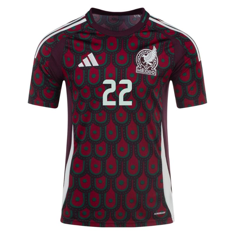 Mexico 2024 Home Jersey H.Lozano #22 front