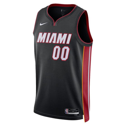 Miami Heat Black Icon Edition Jersey Custom front