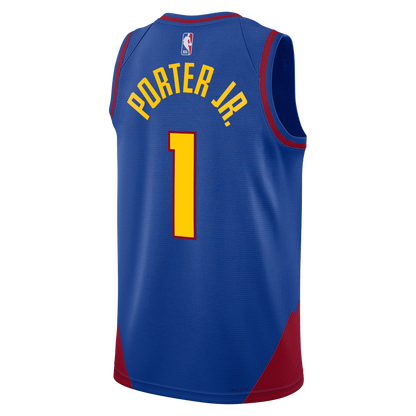 Denver Nuggets Blue Statement Jersey Michael Porter Jr. #1