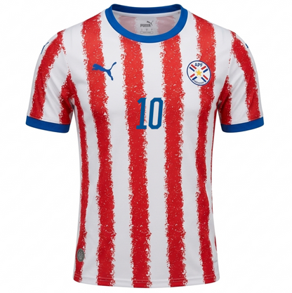 Paraguay 2026 Home Jersey Miguel Almirón #10