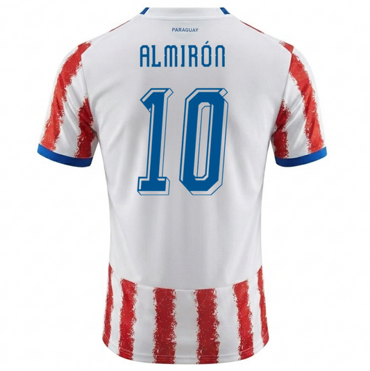 Paraguay 2026 Home Jersey Miguel Almirón #10