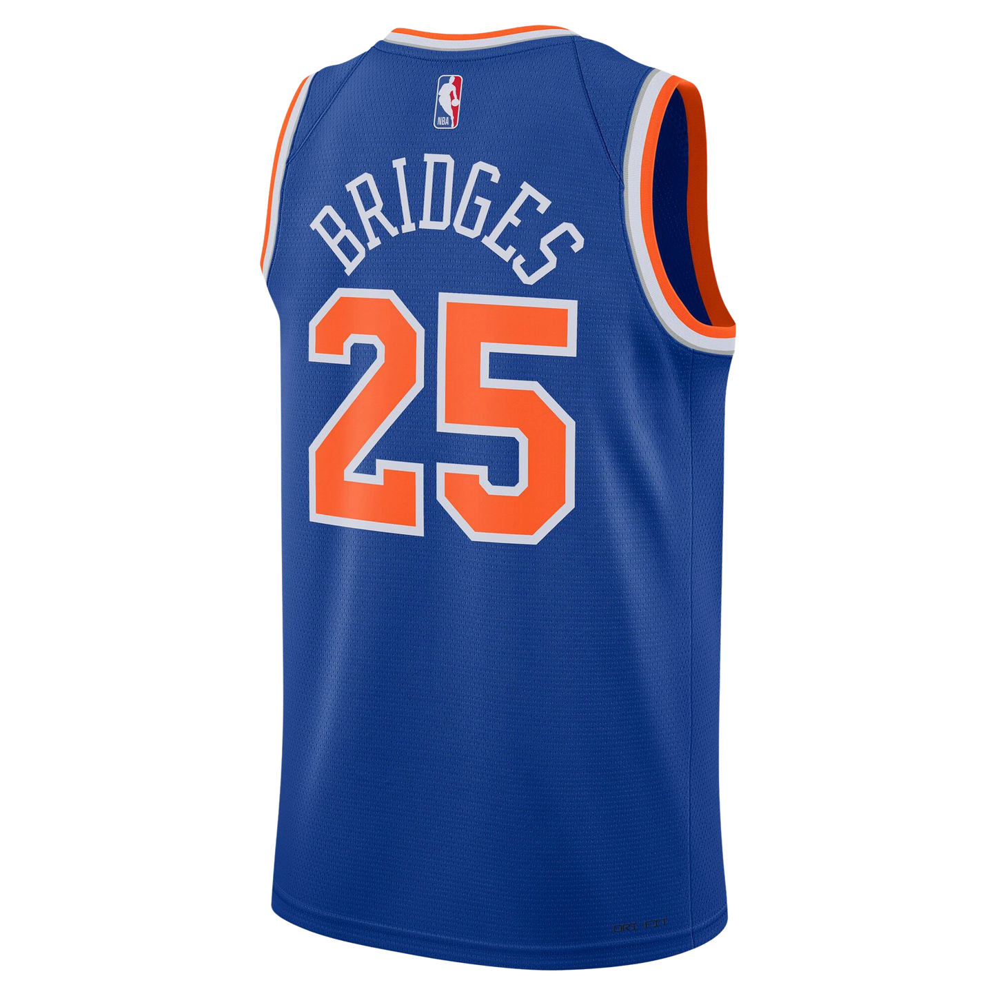 New York Knicks Blue Icon Jersey Mikal Bridges #25