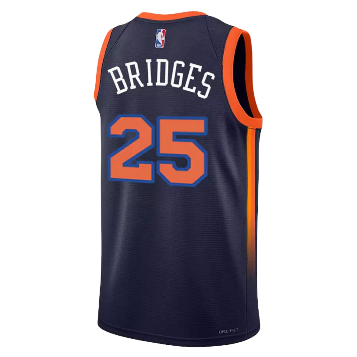 Mikal Bridges Knicks Blue Icon Jersey, Icon Edition, Royal Blue #25 Jersey, Authentic New York Knicks, NBA Fan Gear.